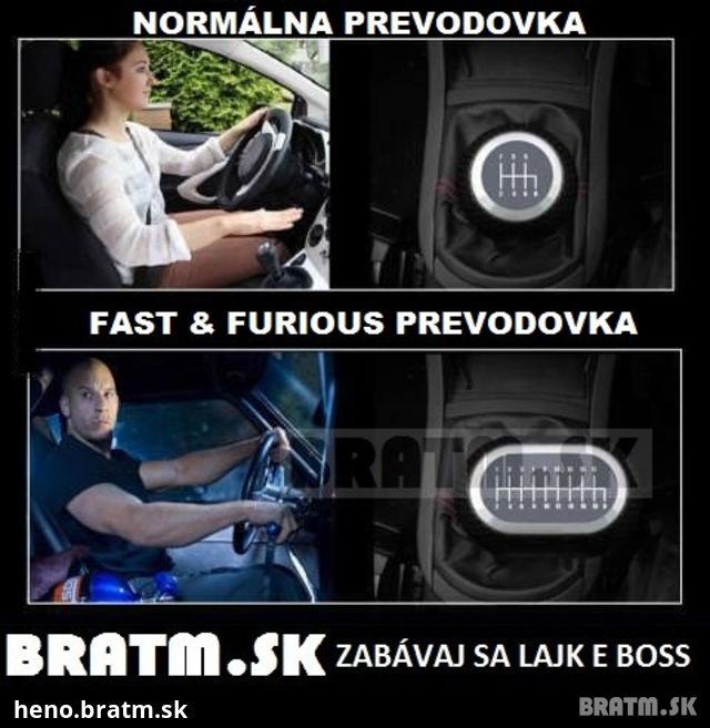 Fast & Furious vs real život:D