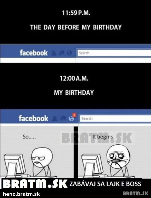Facebookoví oslávenci :D