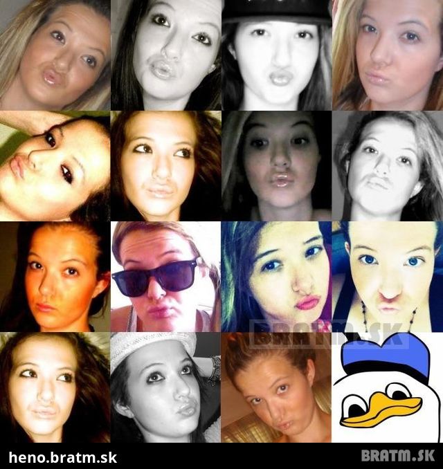 Vždy a všade DUCK FACE :D