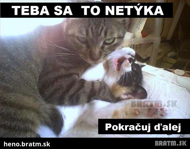 Teba sa to netýka :D