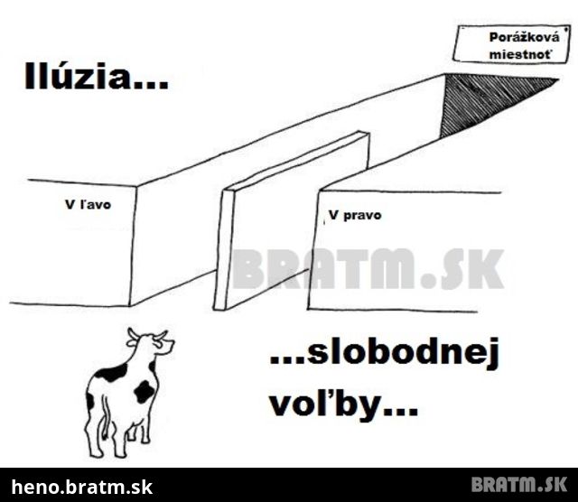 Ilúzia slobodnej voľby...