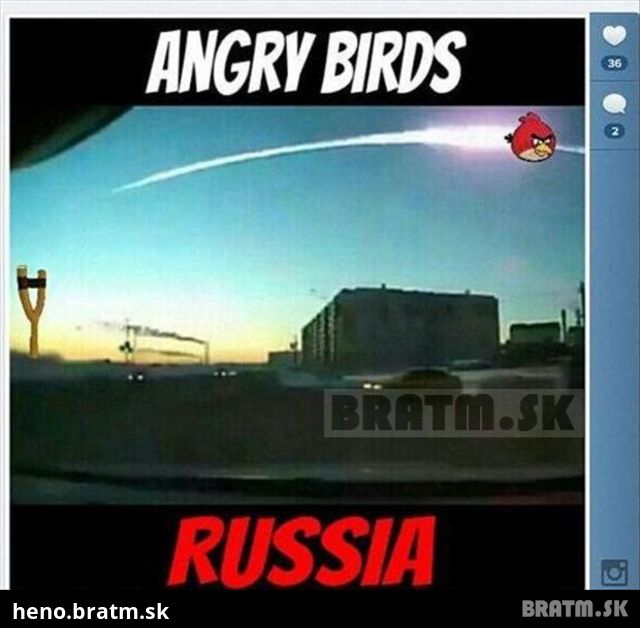 Angry birds v Rusku :D