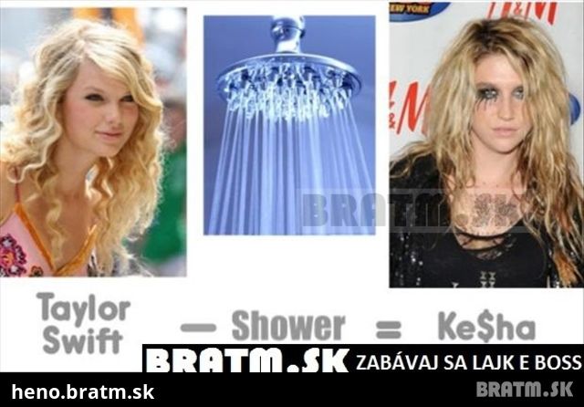 Ako sa z Taylor Swift stala Kesha :D