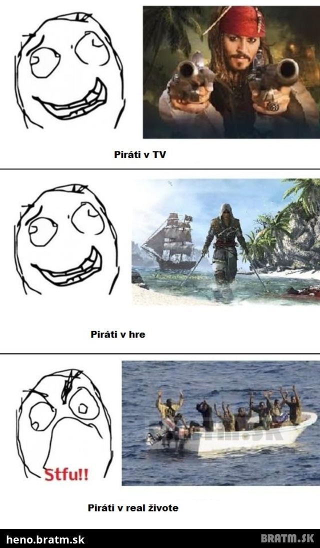 Ako vyzerajú reálni piráti :D