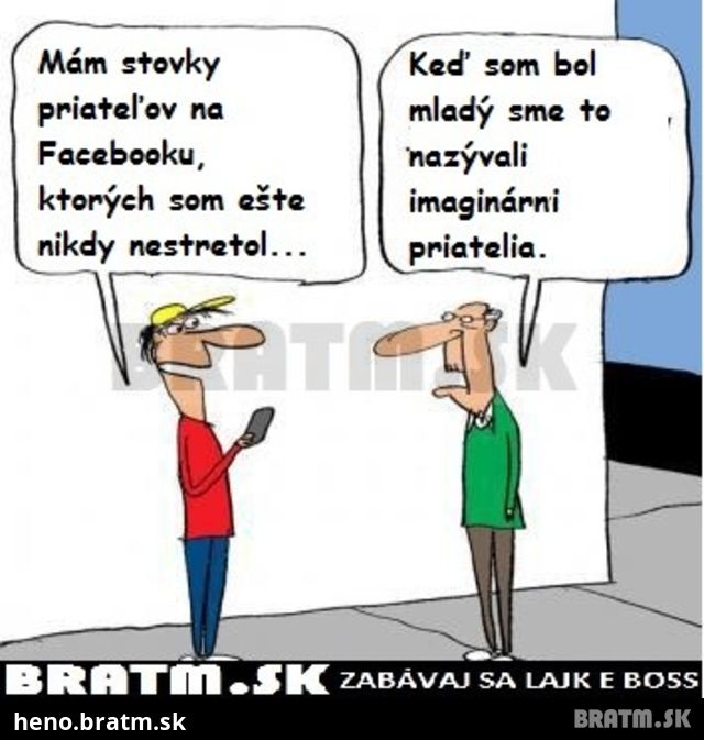 Imaginárni priatelia na facebooku :D