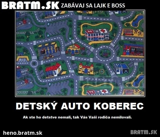 Mali ste v detstve takýto koberec ? :)