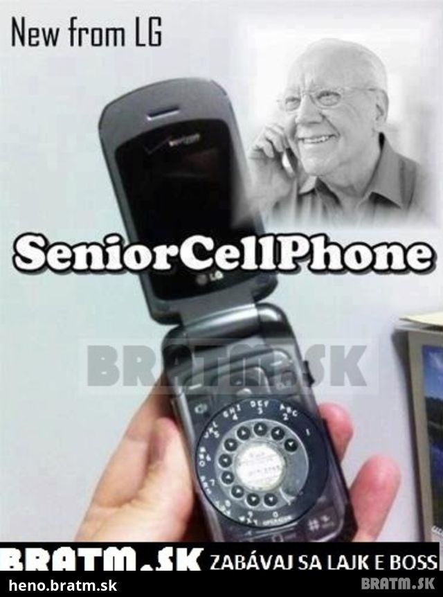 Nový mobil pre seniorov :D čekuj !