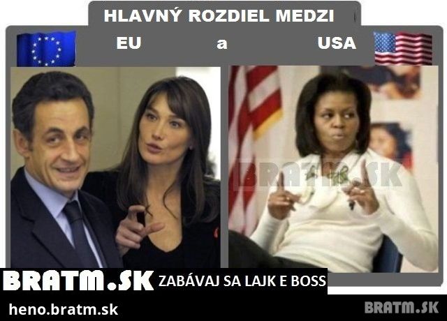 Hlavný rozdiel medzi EU a USA :D