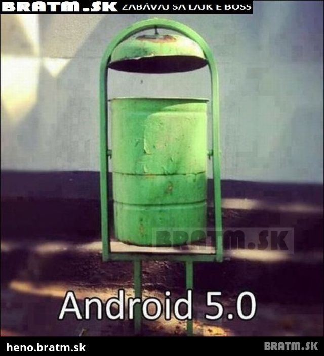 Nová verzia Android 5.0