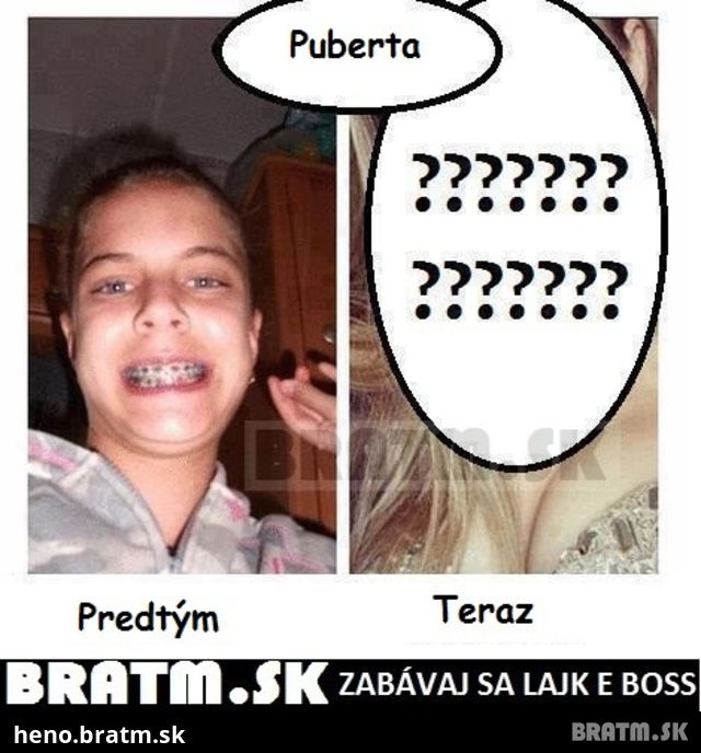 Rozdiel v puberte :D