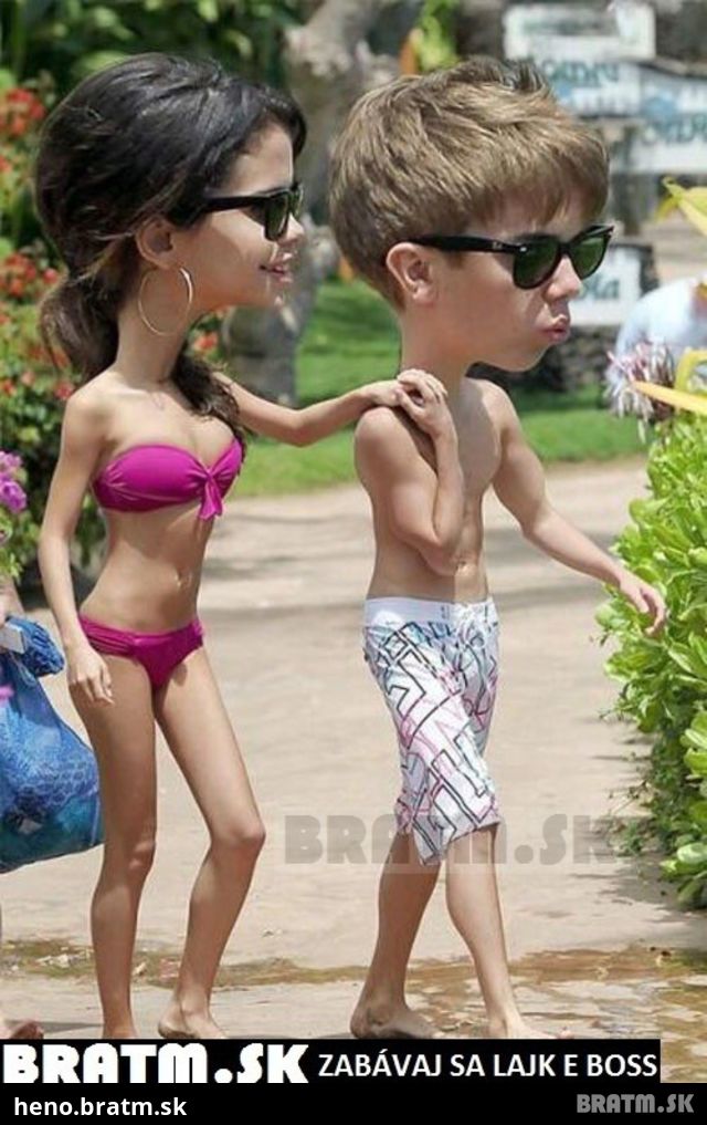 Selena and Justin :D