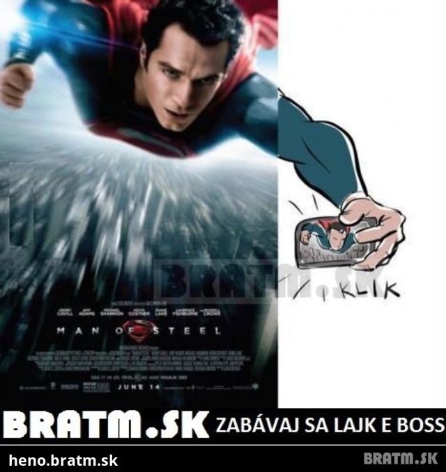 Ako vyzerá supermanova profilovka :D