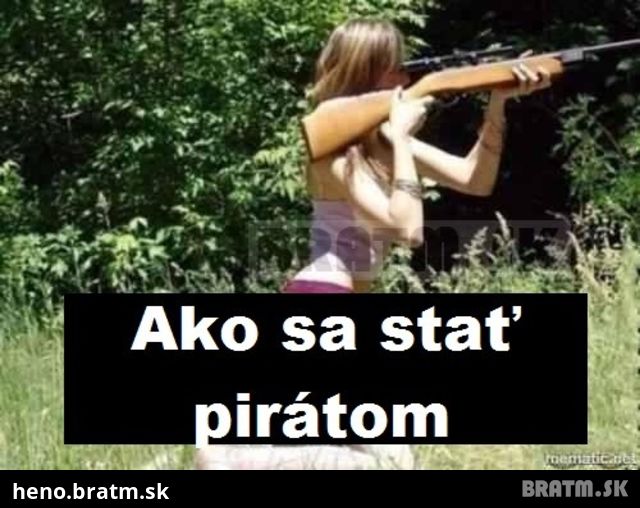 Ako sa stať pirátom :D