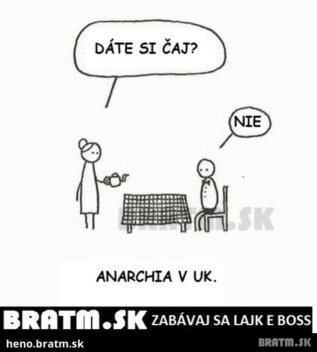 Anarchia v UK. :D