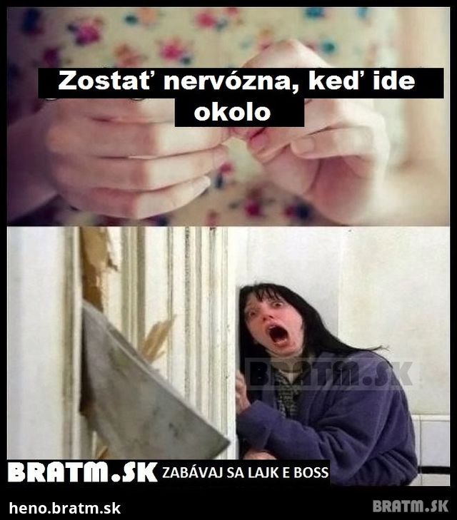 Nervózna žena :D