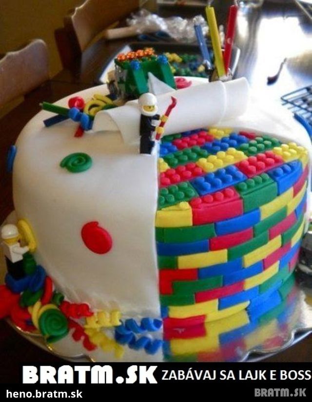 Najoriginálnejšia lego torta :D