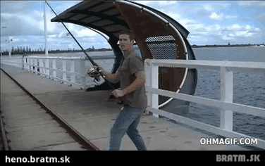 BRATM GIF: Rybári ! stalo sa vám už niečo podobné ? :D