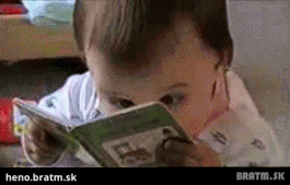 BRATM GIF: Čítanie je tak zábavné :D