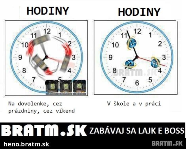 Ako beží čas :D