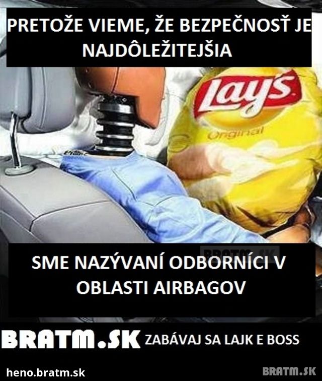 Odborníci v oblasti airbagov :D