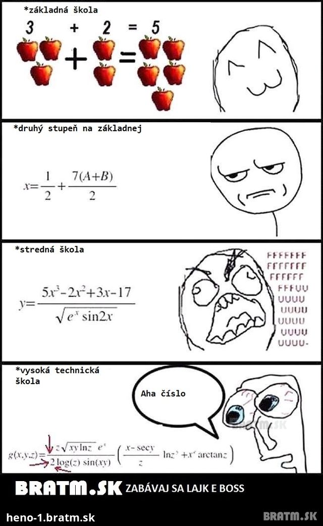 :D HA-HA :D ako vnímame matematiku počas nášho života :D