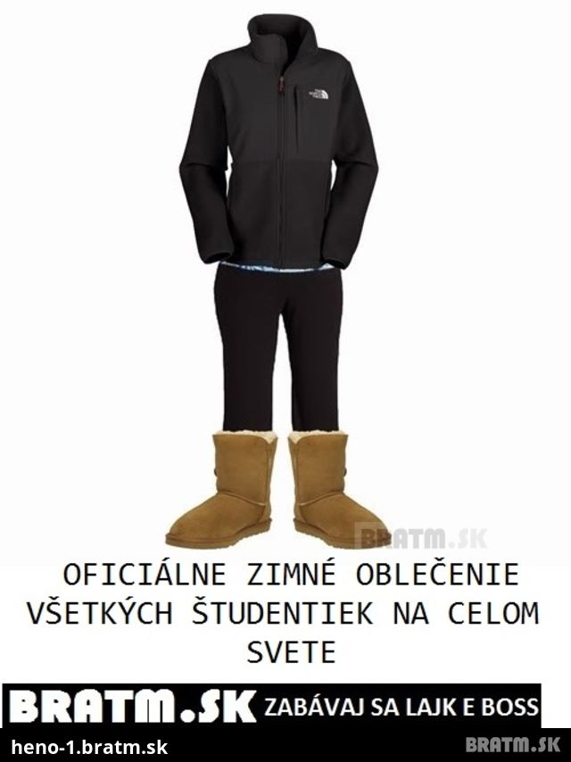 Ako vyzerá zimné oblečenie študentiek na celom svete ? :D