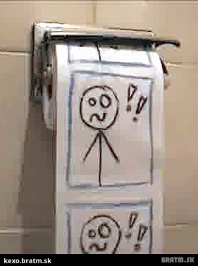 BRATM GIF: Toaleťáková animácia :D