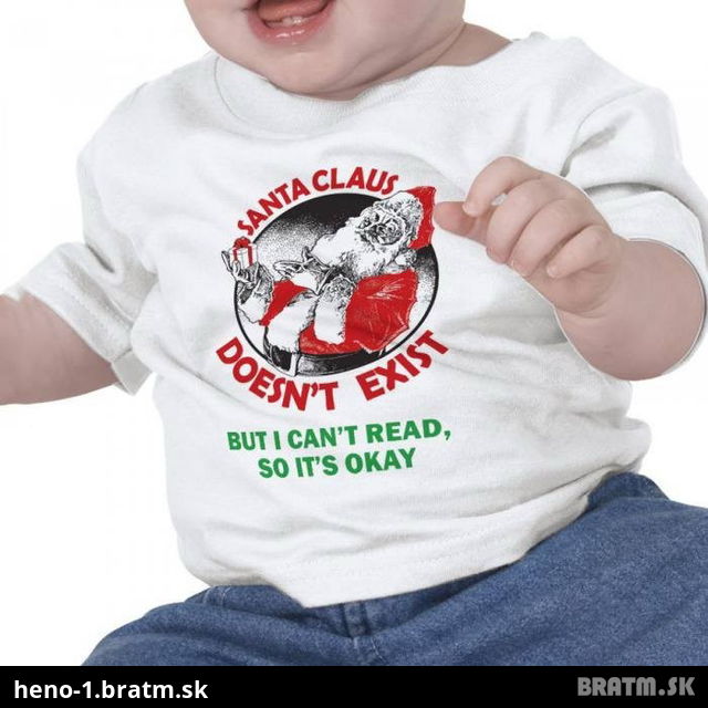 Jéééj najrozkošnejšie tričko pre bábo na tieto Vianoce! :D:D