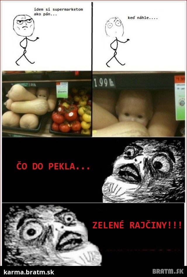 Počas nakupovania v supermarkete :D