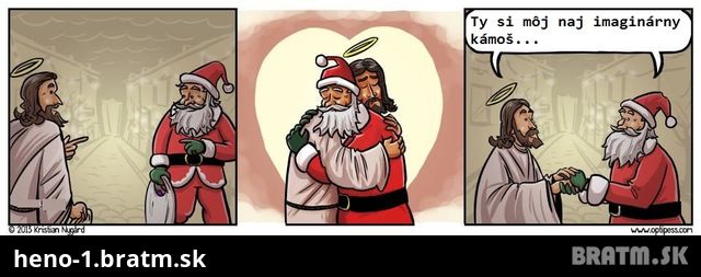 JEŽIŠ vs Santa Claus a ich PRIATEĽSTVO :D