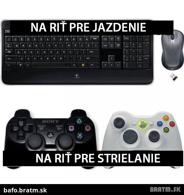 Vieš aký je rozdiel medzi konzolou a PC?  súhlasiš?:D:D