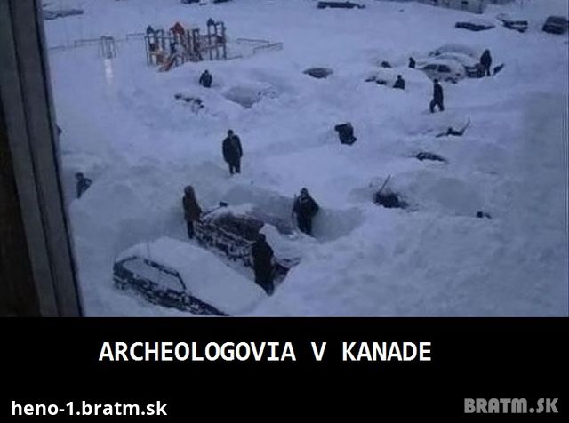 Pravdivá skutočnosť, ako pracujú archeologovia v Kanade :D