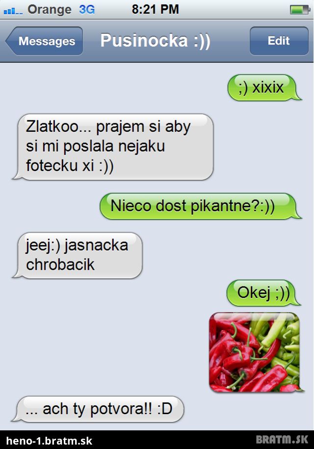 PIKANTNÁ SMS dvoch zaľúbencov, toto si nenechaj ujsť! :D