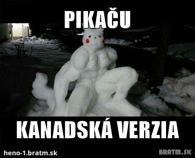 Ako vyzerá pikaču na kanadský spôsob :D