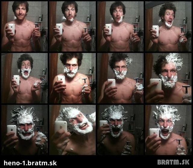 Aj pri holení môže byť zábava :D Pozrite si tieto zábavné fotky :)
