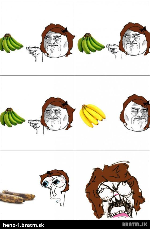Ako zrejú banány :D
