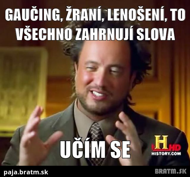 učení