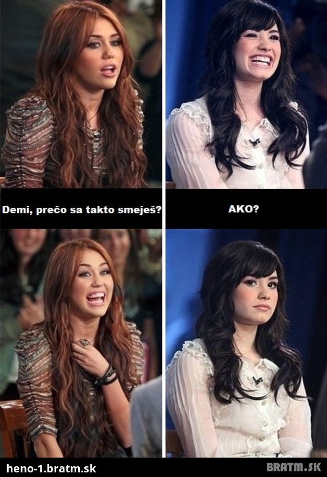 Ako sa smeje Demi Lovato :D