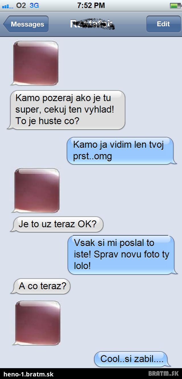 SMS medzi dvoma kamošmi :D