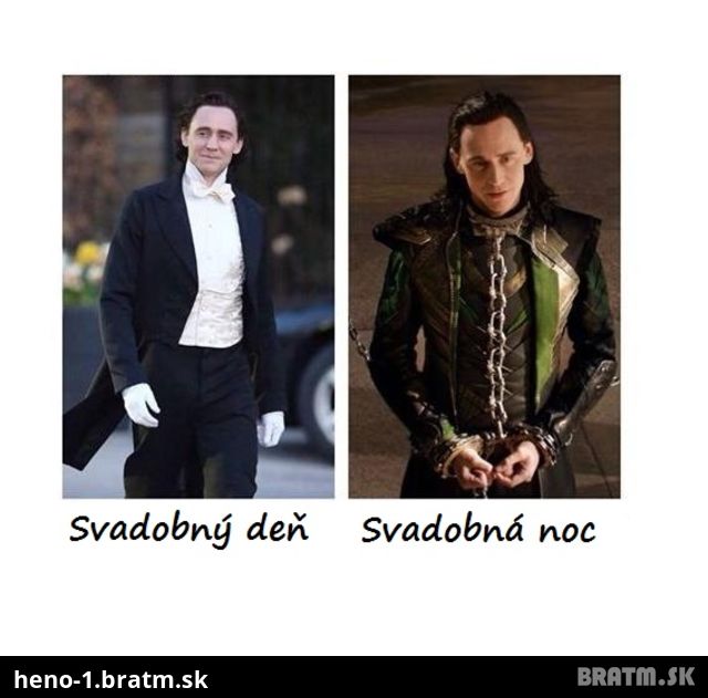 Svadobný deň vs. svadobná noc :D