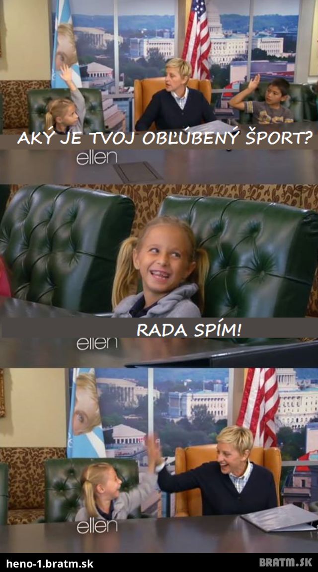 SPÁNOK- ten miluje jednuducho každý :D