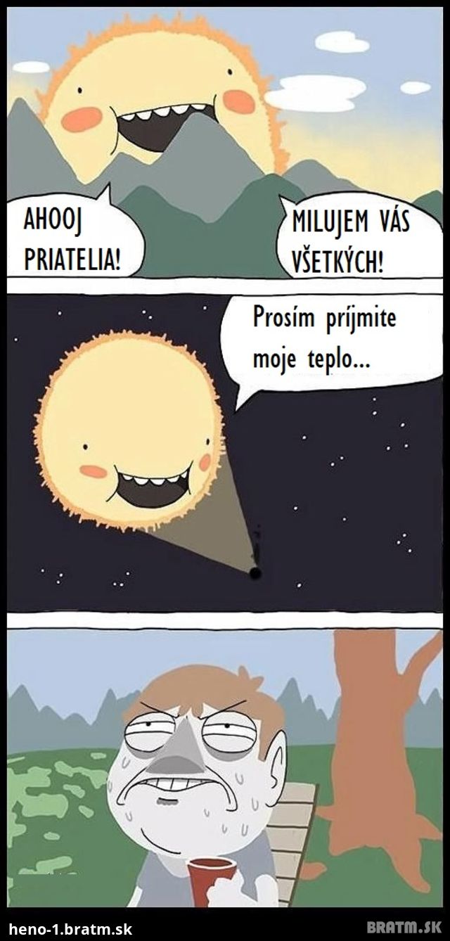 Letný komix, ktorý vystvetľuje horúčavy :D