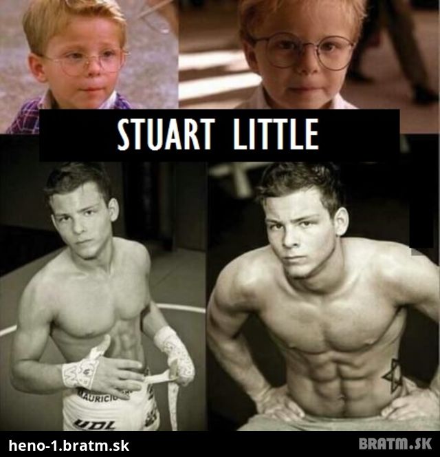 Pamätáte si na film Stuart Little? Takto nám vyrástol hlavný hrdina :D