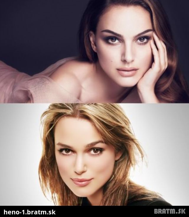 Aj vy ste si mýlili herečky Natalie Portman a Keira Knightley? :)