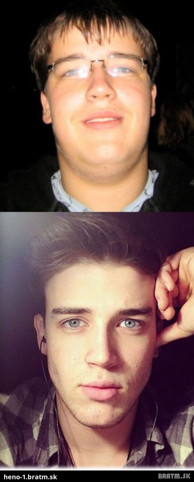 Ako sa môže zmeniť tvoja tvár, keď schudneš :)