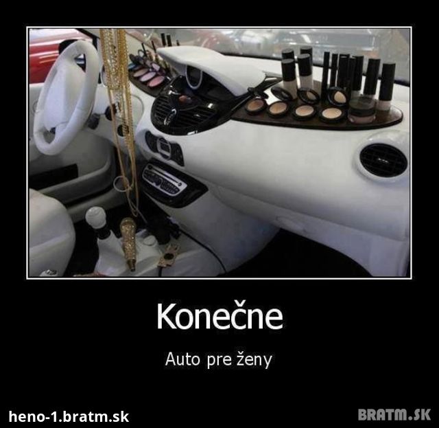 Konečne! Našli sme auto ako stvorené pre ženy :D Páči sa?