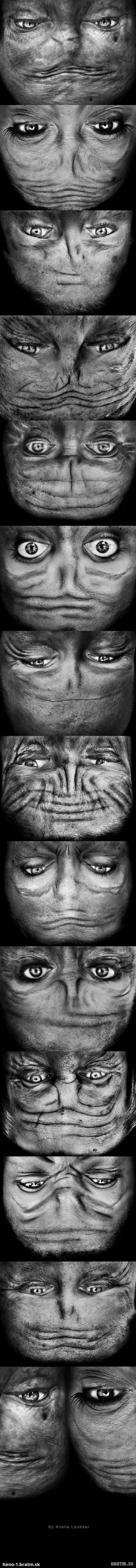 Otočené tváre ľudí vyzerajú ako mimozemšťania :D Pozri si tieto zaujímavé fotografie :)