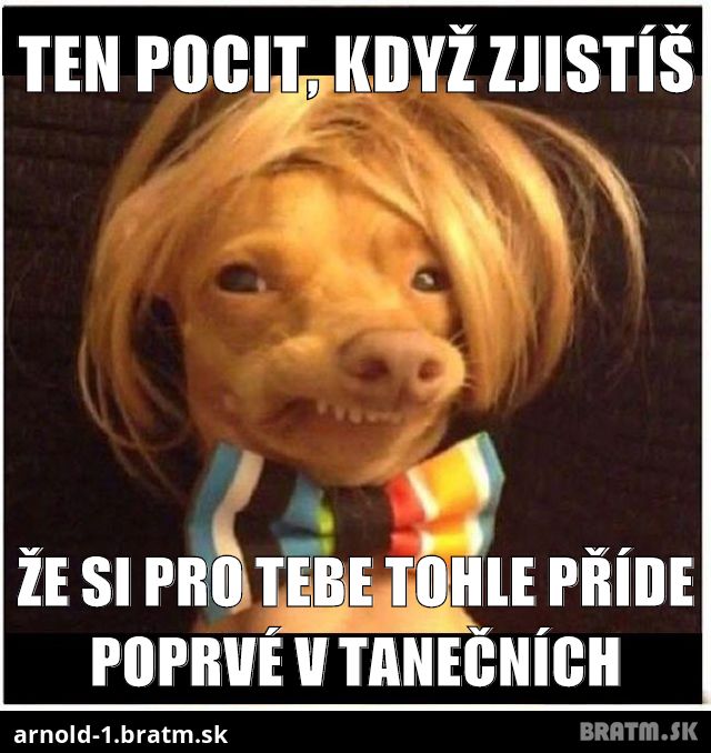 poprvé v tanečních