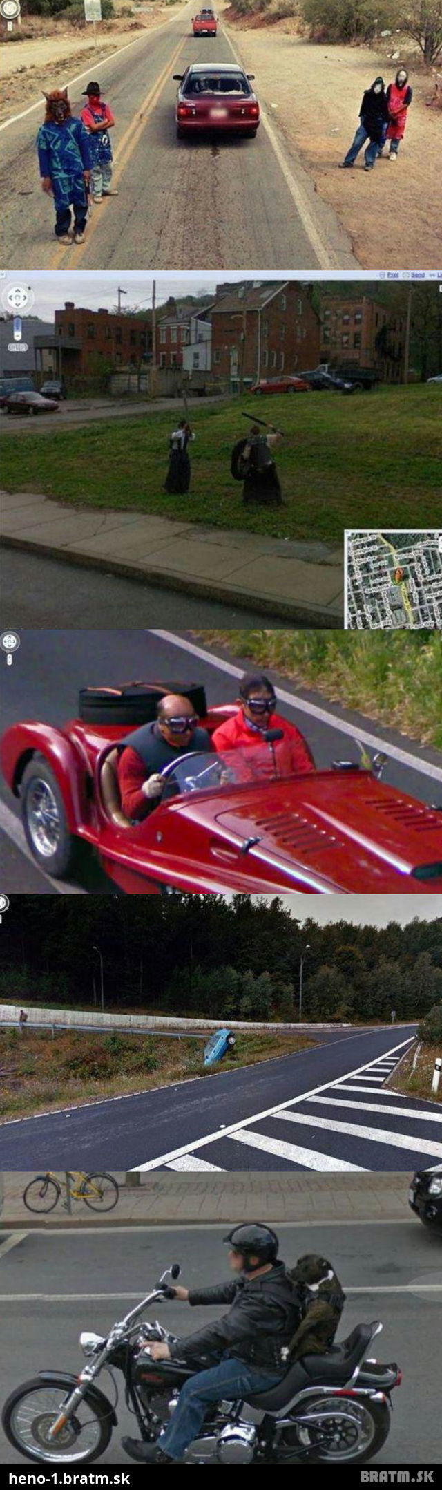 WTF MOMENTKY ZACHYTENÉ NA GOOGLE STREET VIEW :-D Časť 3.