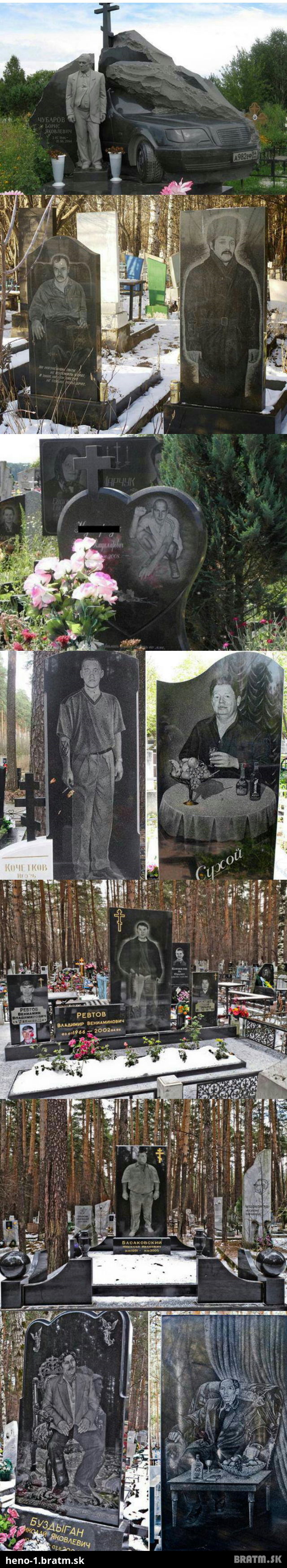 Seria fotiek mafiánskych pomnikov v Rusku. Tak to sa len tak nevidi :) Časť 1